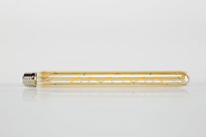 LED-Glühlampe Nirox – T32‑E27 (30 cm) mit amberfarbenem Glas