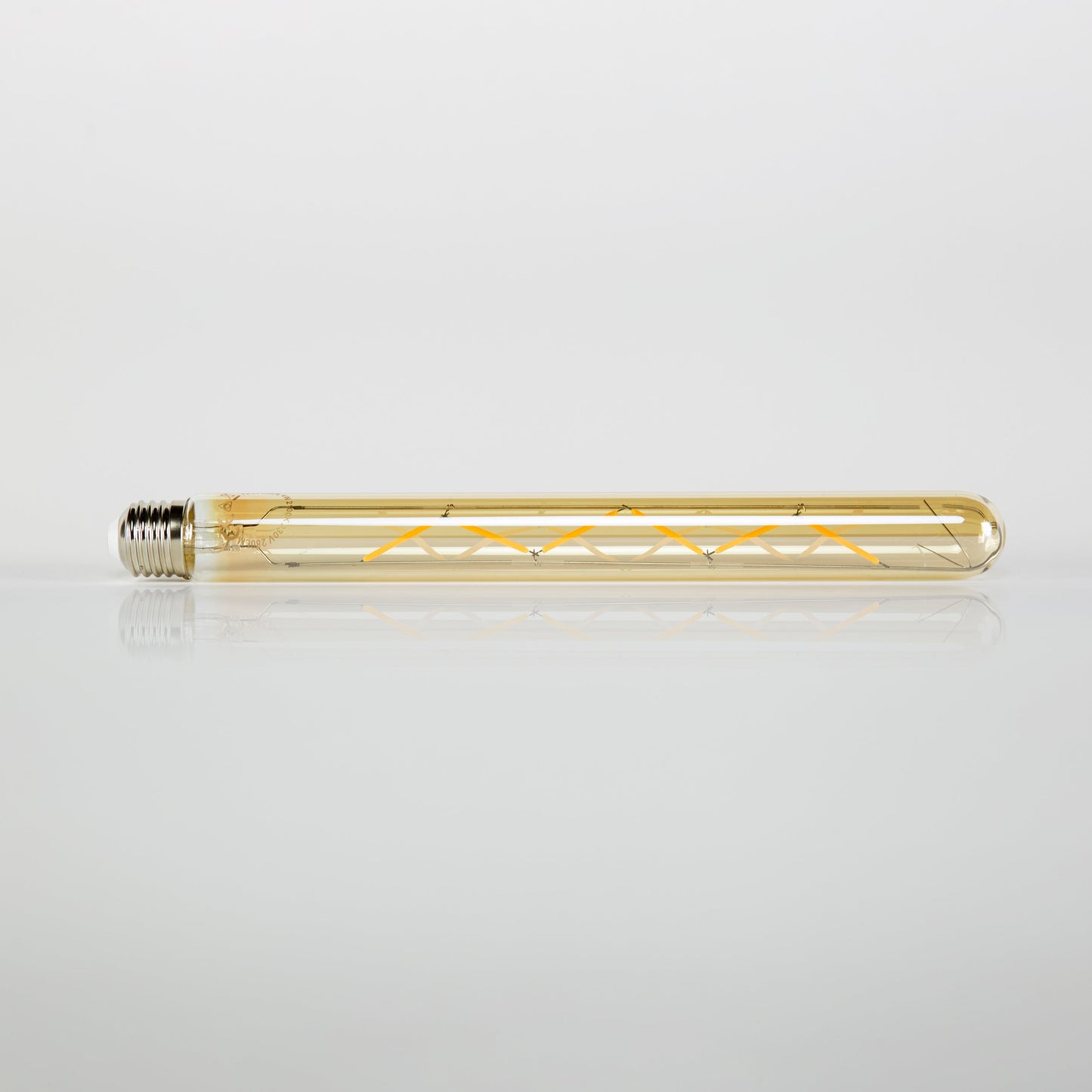 LED-Glühlampe Nirox – T32‑E27 (30 cm) mit amberfarbenem Glas