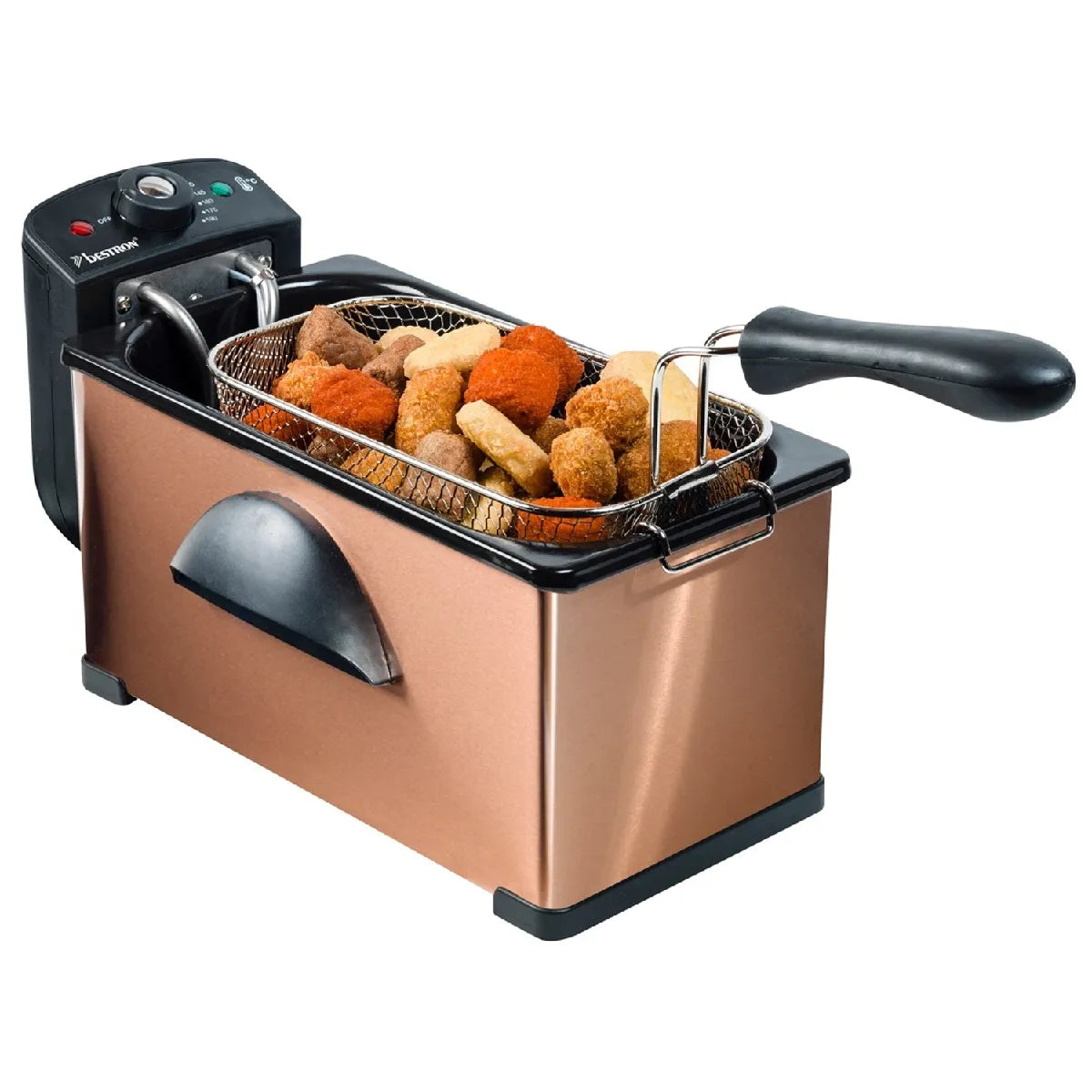 Bestron AF370CO Freidora 3,5 L Colección Copper 2200W