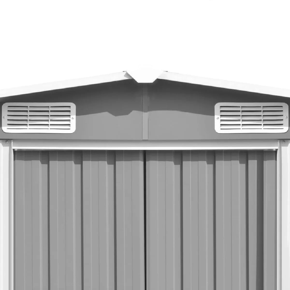 Abri de Jardin Métal Acier Galvanisé Gris MKR00008324441