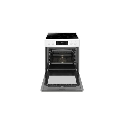 Amica ACV7005SRW Cocina Vitrocerámica AirFry 60 cm 77 L Blanco