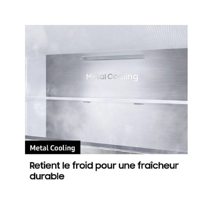 Samsung RF65DG9H0ESR Refrigerador Americano Conectado Inox Triple Cooling