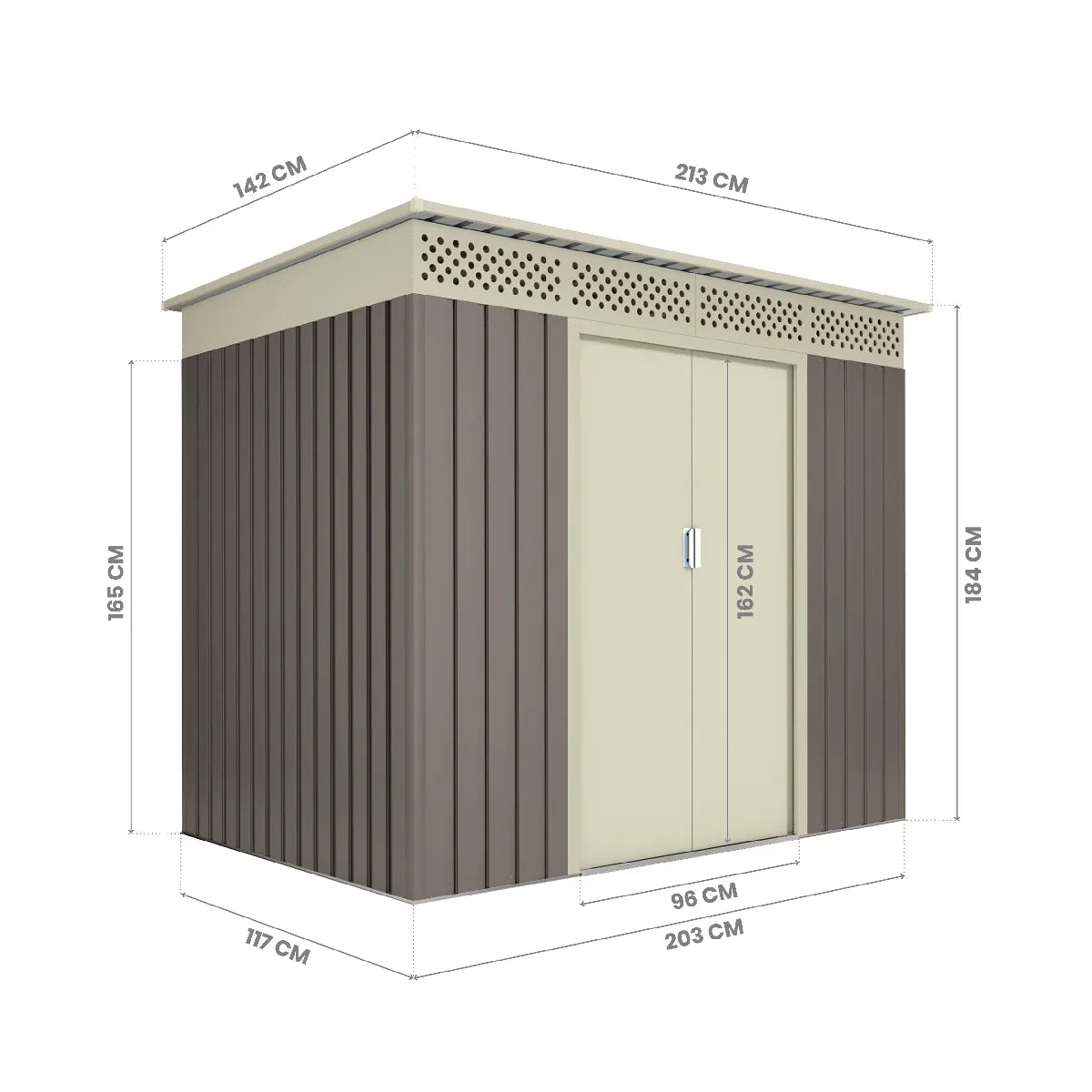 Abri Jardin Métal Wasabi G01ME0014 MKR00009959111