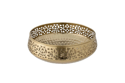Deko-Schale Zaira – Metall in Goldoptik