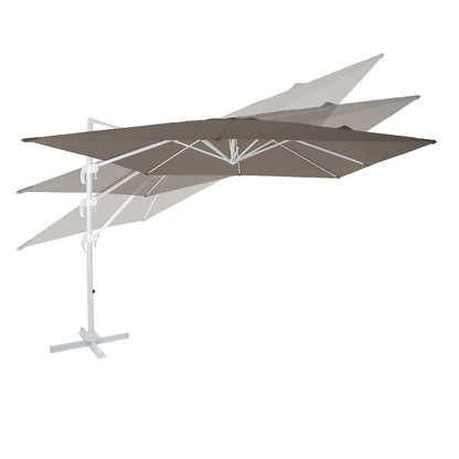 Axi House AXI Nima Parasol Desplegable Aluminio Blanco/Taupe