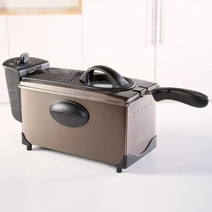 Black & Decker ES9730040B Freidora Sin Aceite 3L Gris