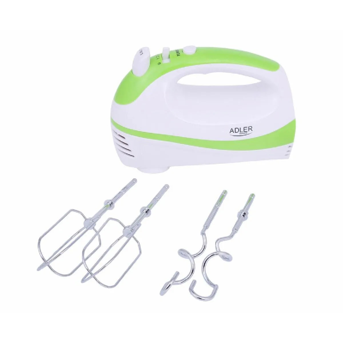 Adler AD 4205g Batidor Eléctrico 300W 5 Velocidades Blanco/Verde