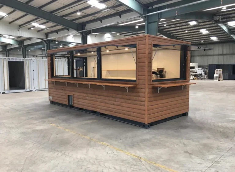 Contenitore 20 Ft Convertito in Caffetteria, Bar e Snack – Contenedores Ejido
