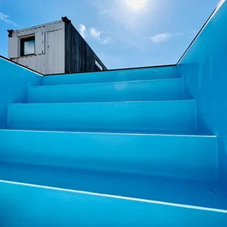 Contenedores Ejido Piscina Contenitore 20 Ft Rivestimento Impermeabile