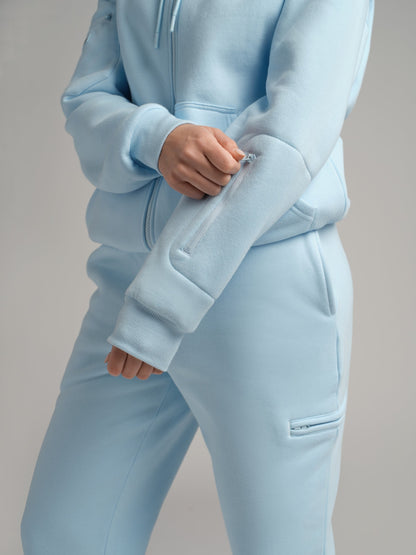 Comfrt Airplane Mode Travel Zip Hoodie
