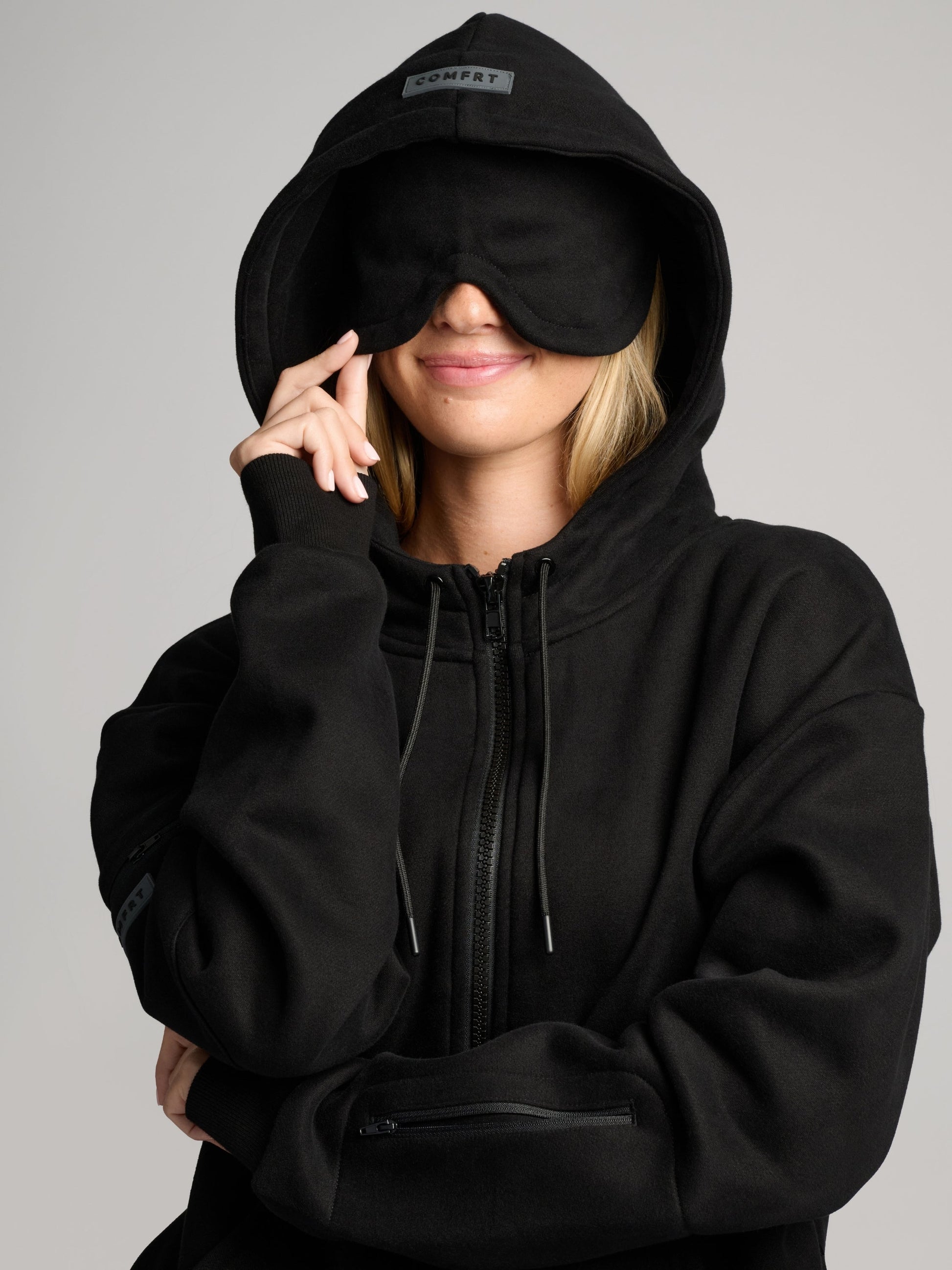 Comfrt Airplane Mode Travel Zip Hoodie