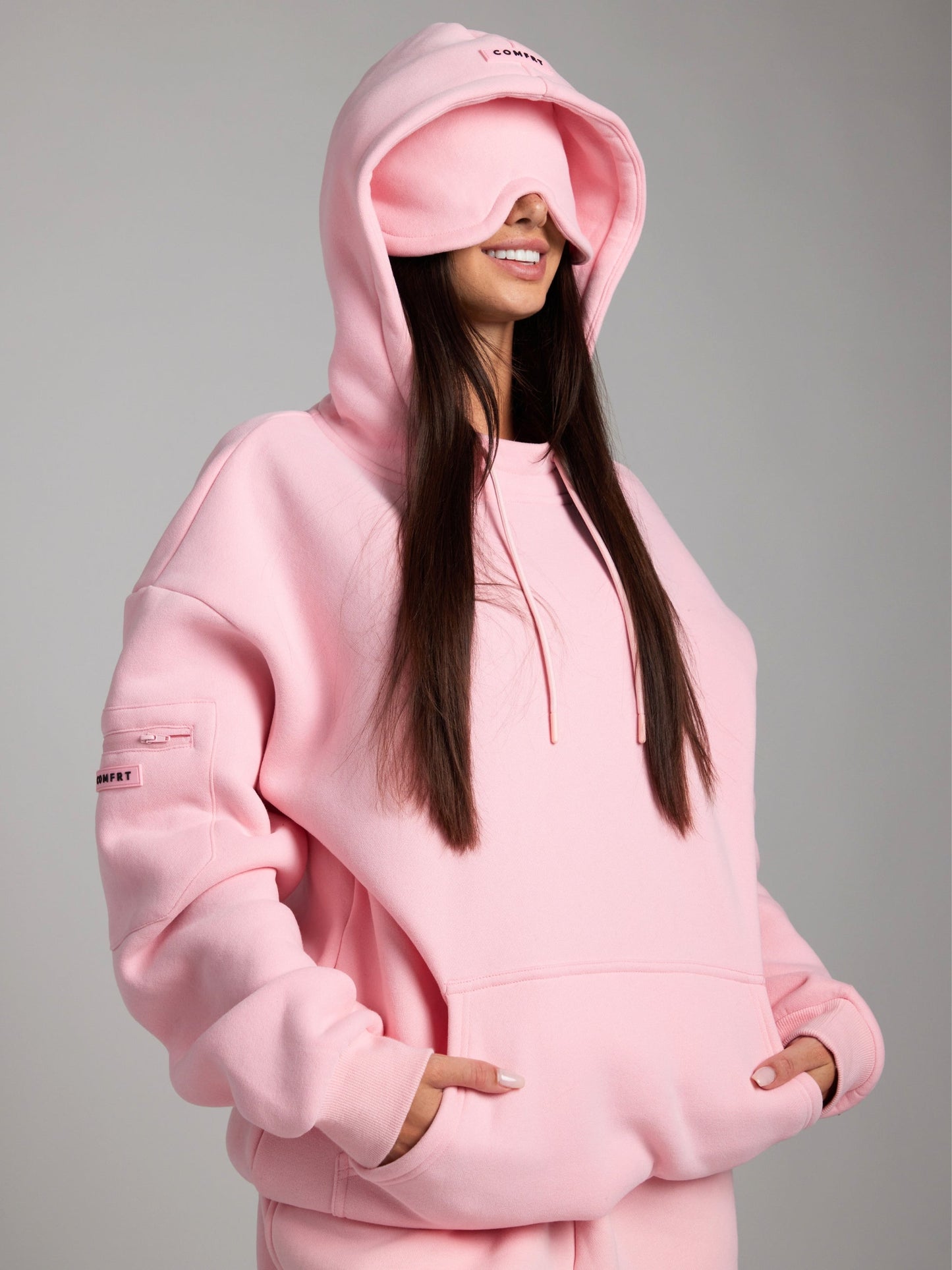 Comfrt Airplane Mode Travel Hoodie Heavyweight Fleece