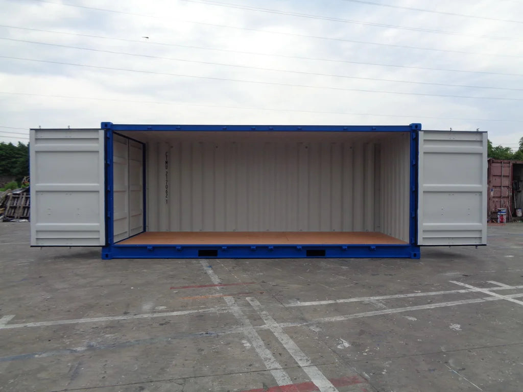 Contenedores Ejido Contenedor 20 Piedi Open Side Blu