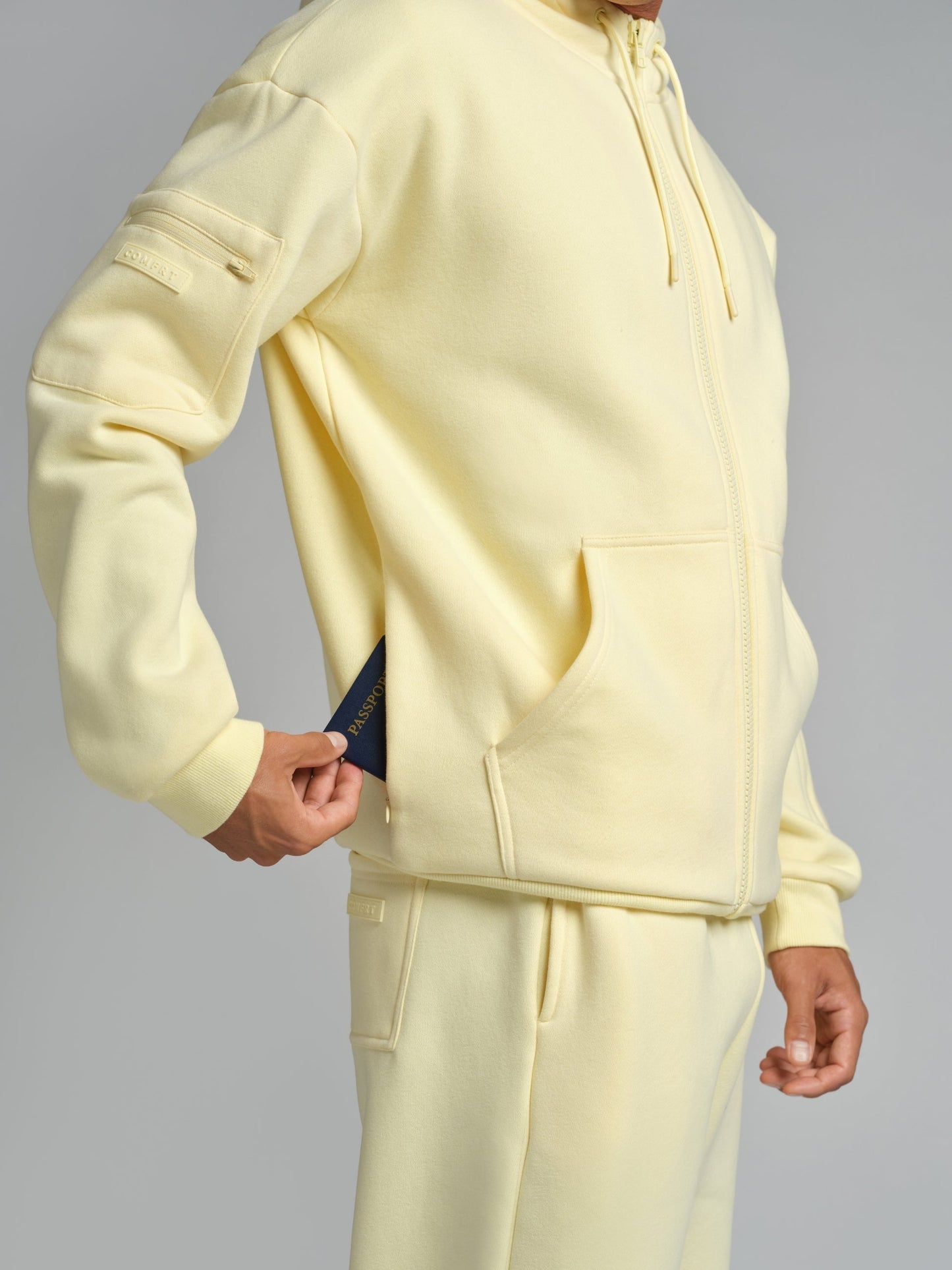 Comfrt Airplane Mode Travel Zip Hoodie