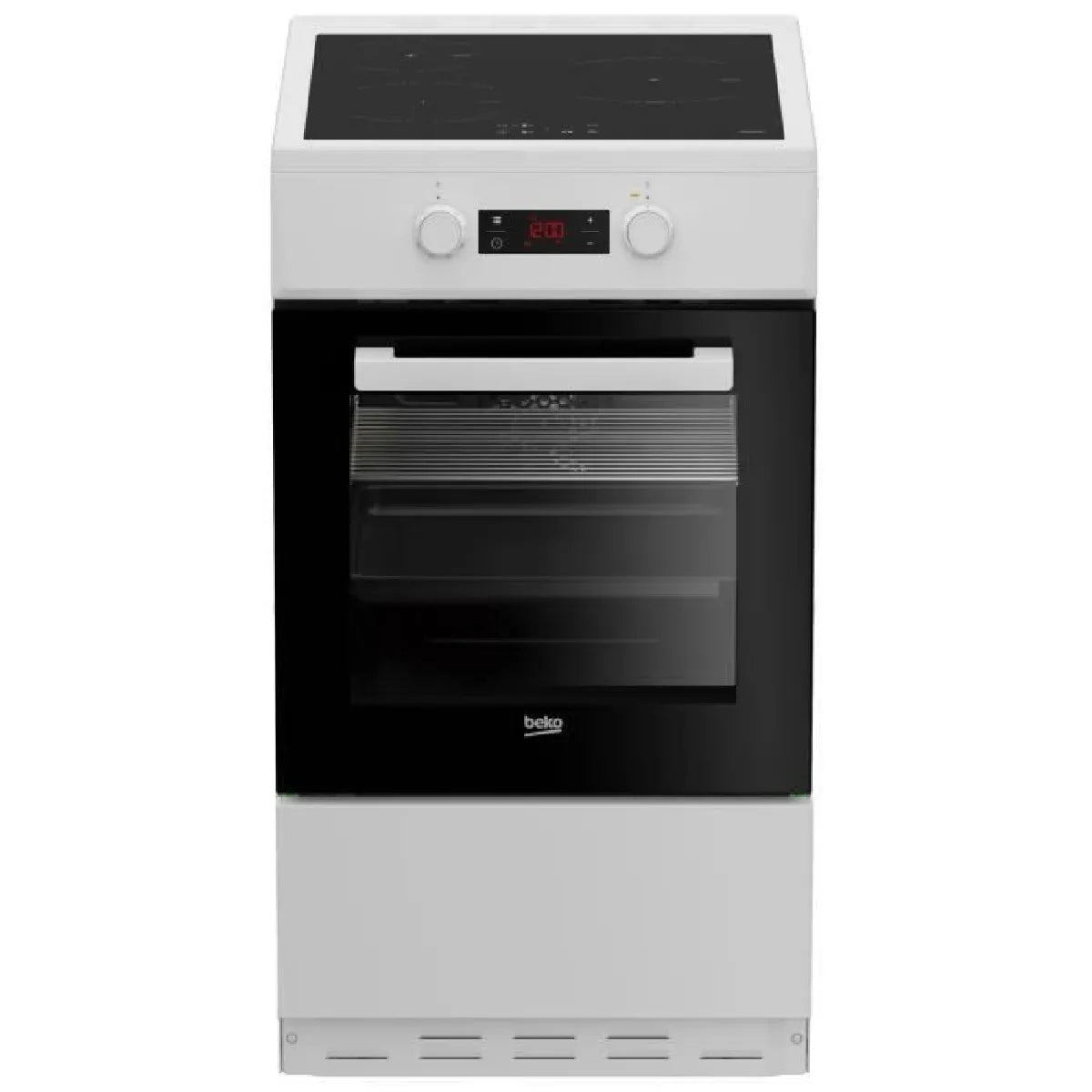 Beko FSM58301WC Cocina Inducción 3 Quemadores y Horno 60L Blanco