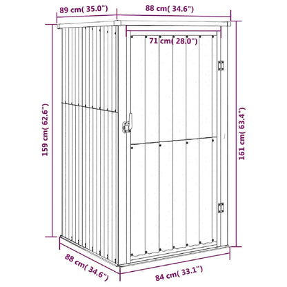 Abri Jardin Métal vidaXL 316207