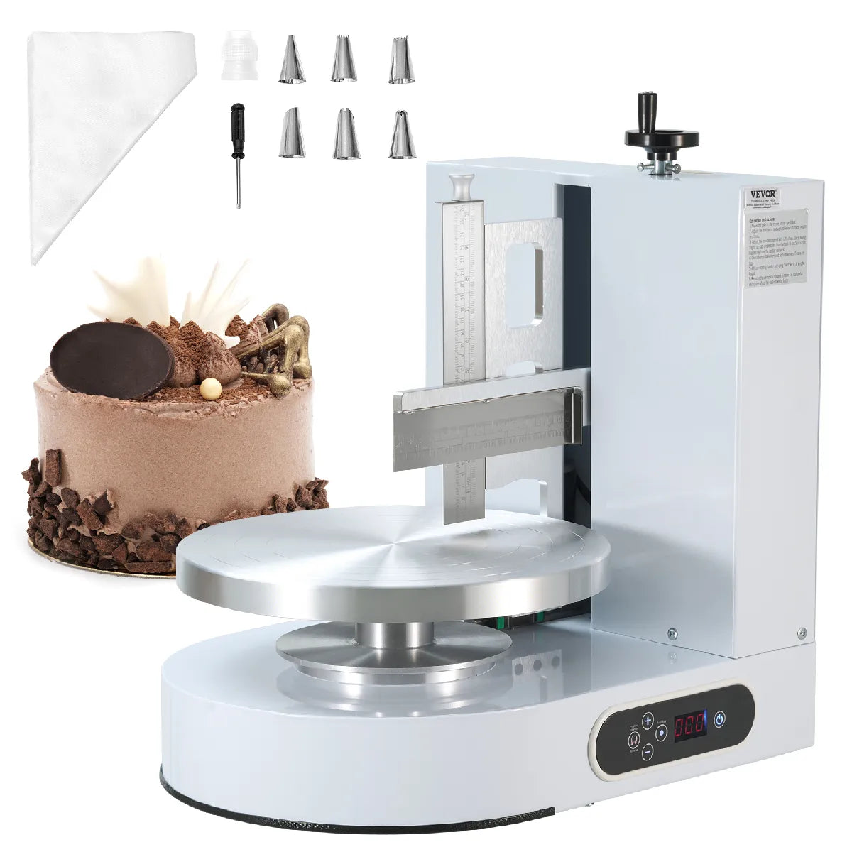 Machine à Glacer les Gâteaux VEVOR Blanc HBLSMMJ-0412 MKR00016192676