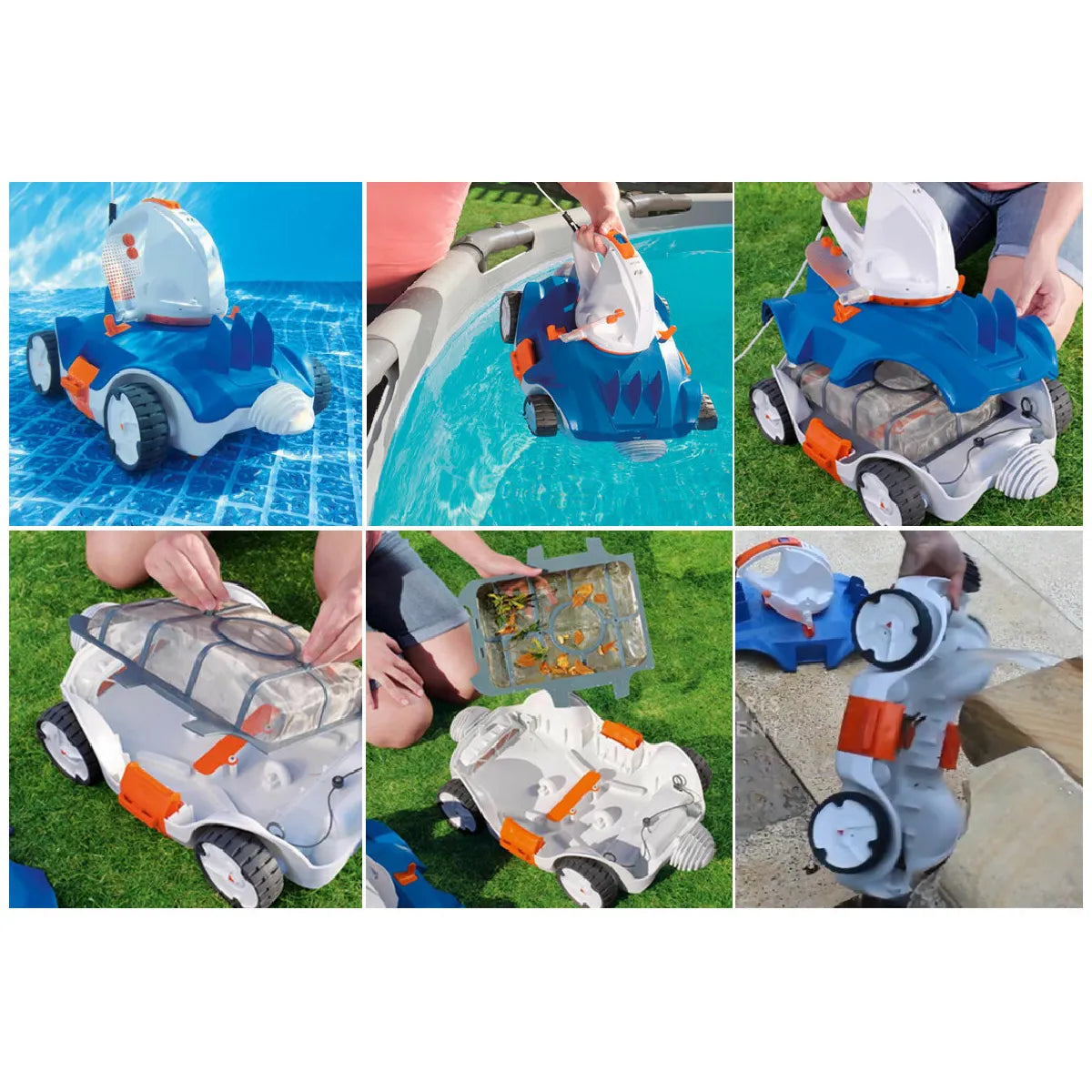 Bestway Aquatronix 58482 Robot Aspirador de Piscina Autónomo