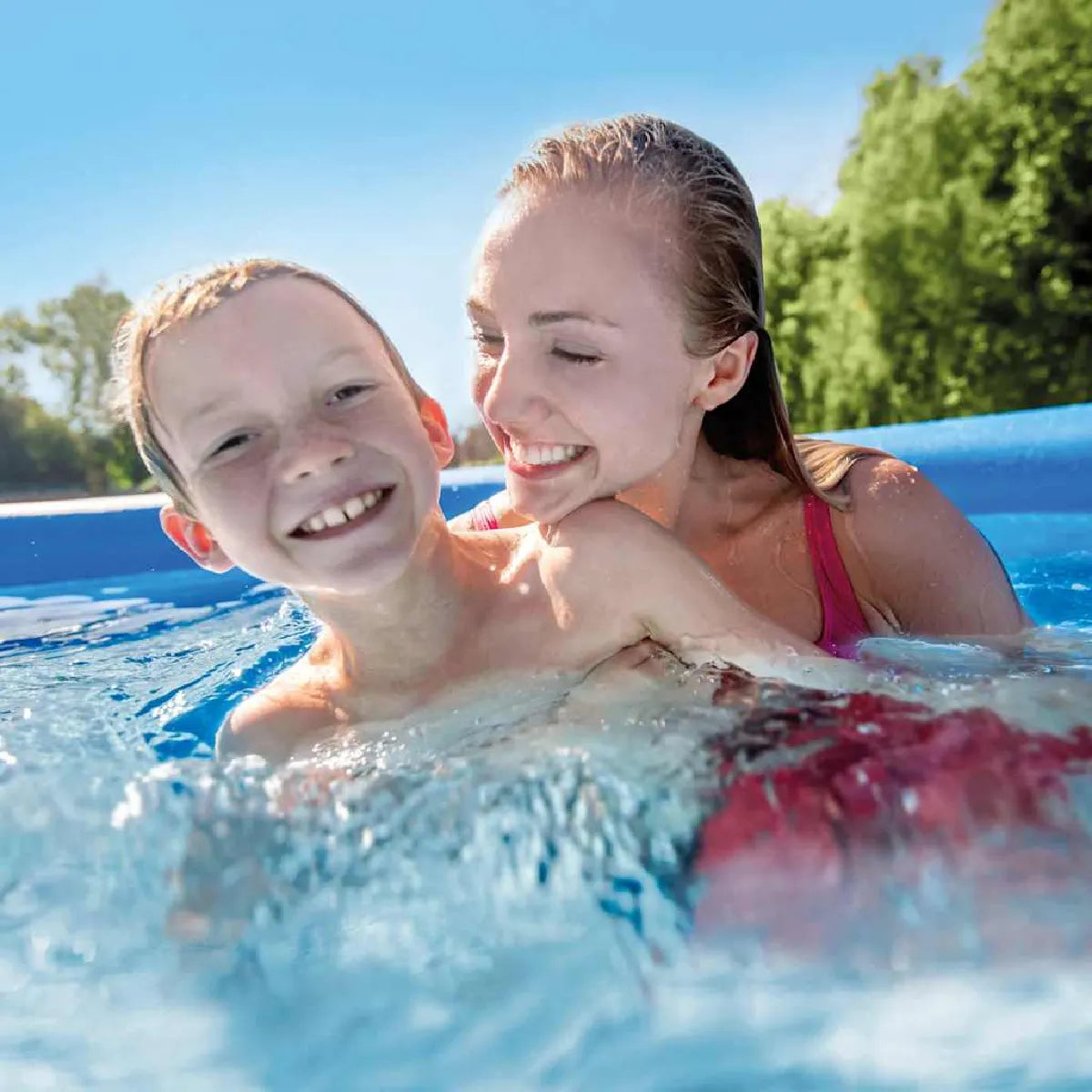 Intex Easy Set 396 x 84 Cm Piscina Redonda Azul