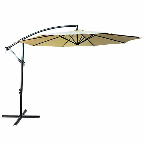 Akord Parasol de Jardín Desplazado Beige