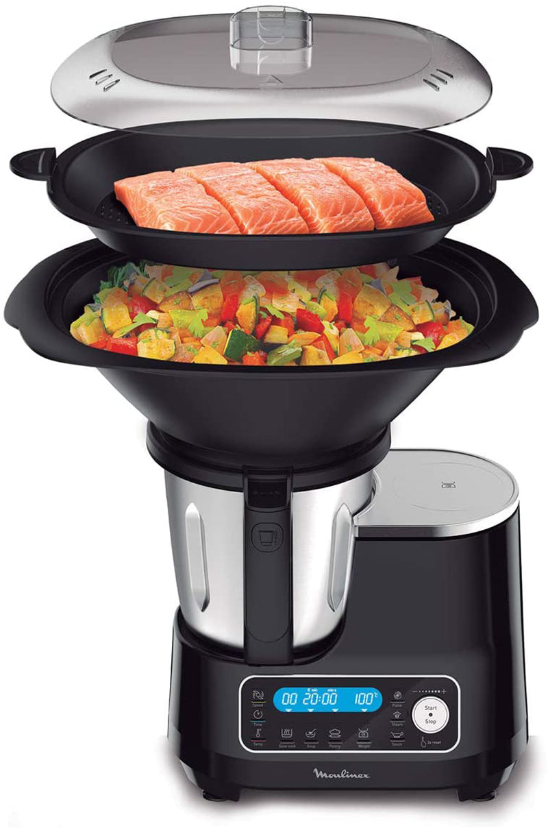 Robot Cuiseur Multifonction Moulinex Noir HF456810