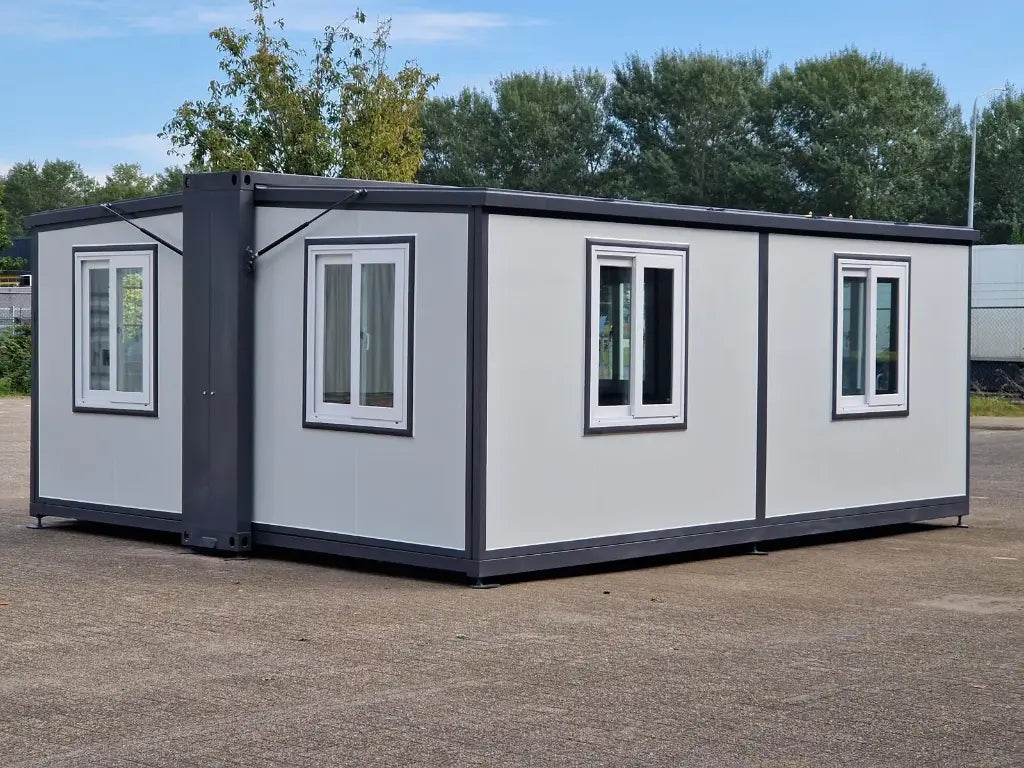 Mobile Wohneinheit 28 m² Büro‑Modul – Minimalistisch, Nachhaltig, Flexibel Komplett