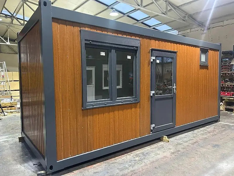 Modularer Container 2024 Büro Sanitär Dusche Flexibel für temporäre Einsätze