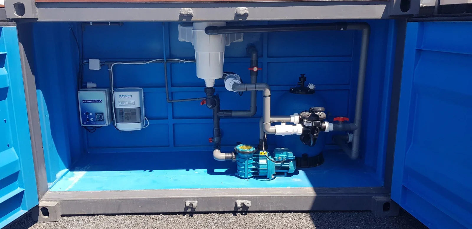 Contenedores Ejido SL Piscina Box 20 Piedi Grigio