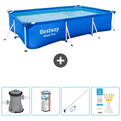Piscine Tubulaire Rectangulaire Bestway Steel Pro MKR00011655897