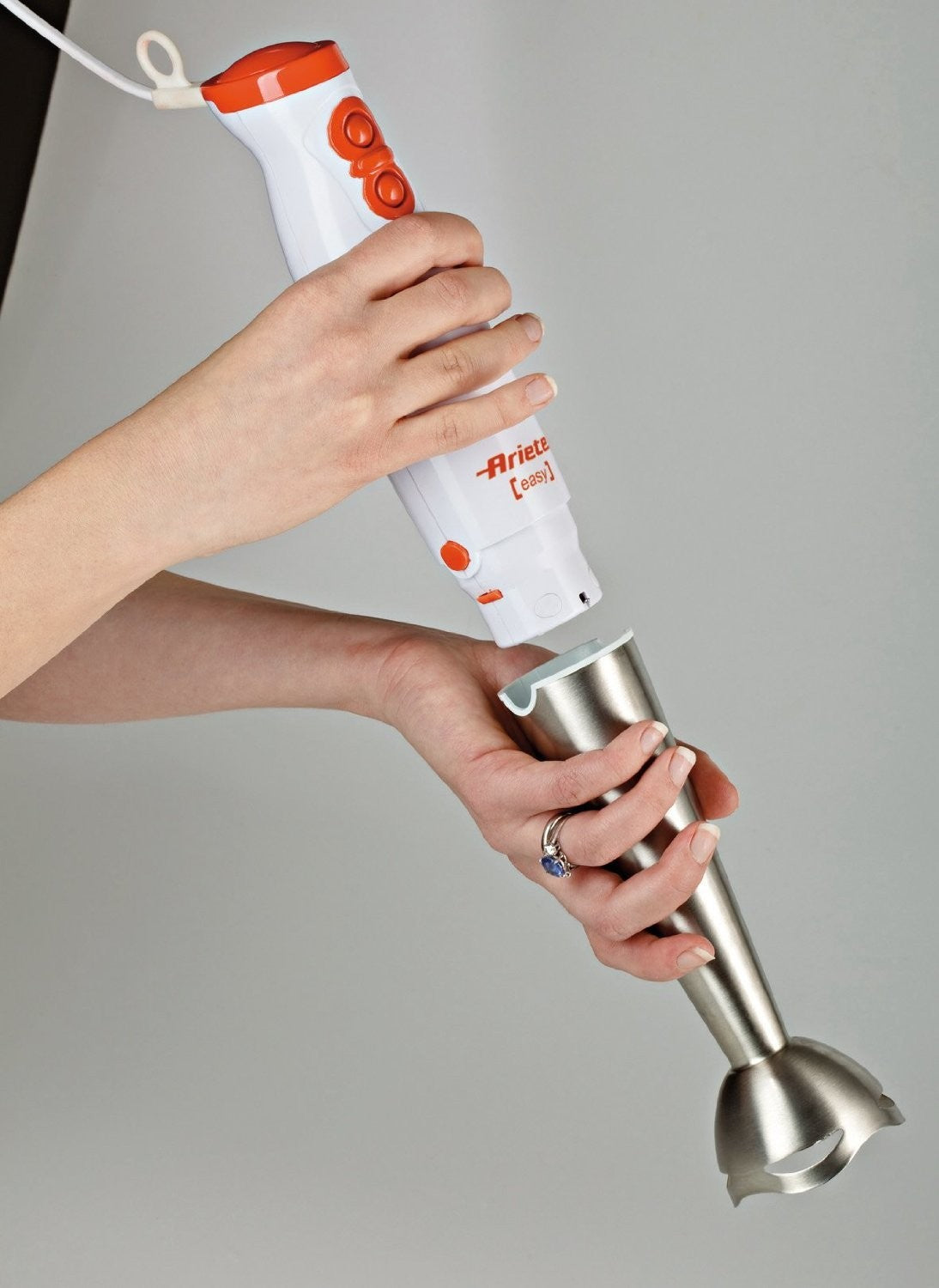 Ariete Pimmy 200W Mezclador de Mano Gris 2 Velocidades