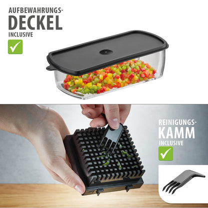 Coupe-Légumes et Frites Inox Treppo GEFU Noir 89471 MKR00013464252