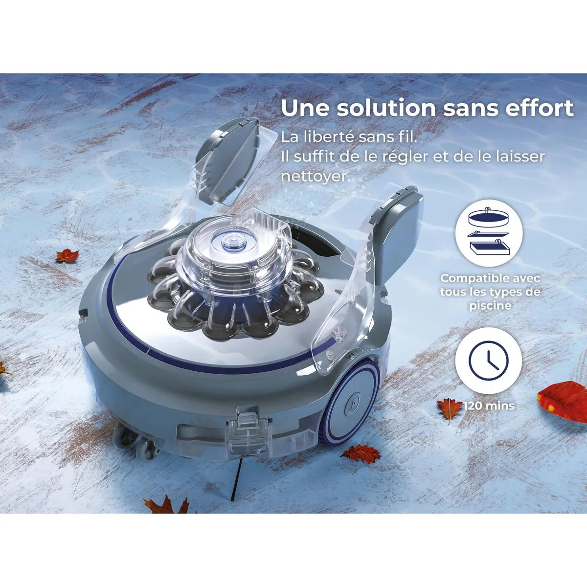 Robot Piscine WETRUNNER Bleu GRE8412081308500