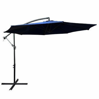 Akord Parasol Desplazado Azul Marino para Jardín Exterior