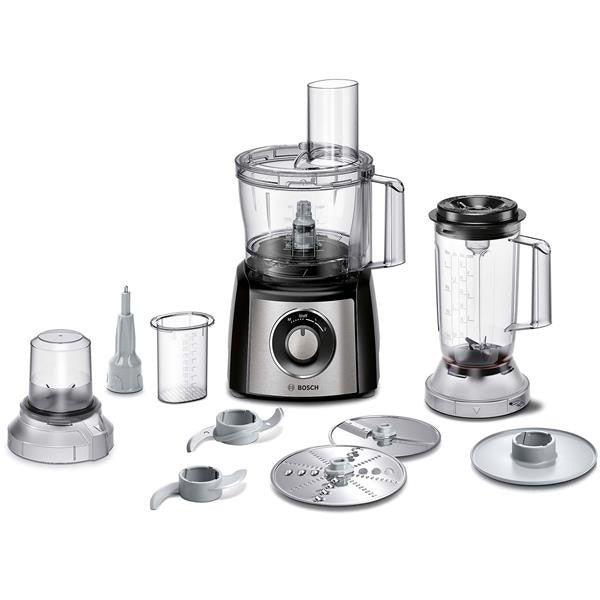 Robot Multifonction Bosch Noir Inox MCM3501M