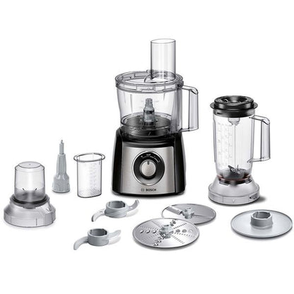 Robot Multifonction Bosch Noir Inox MCM3501M