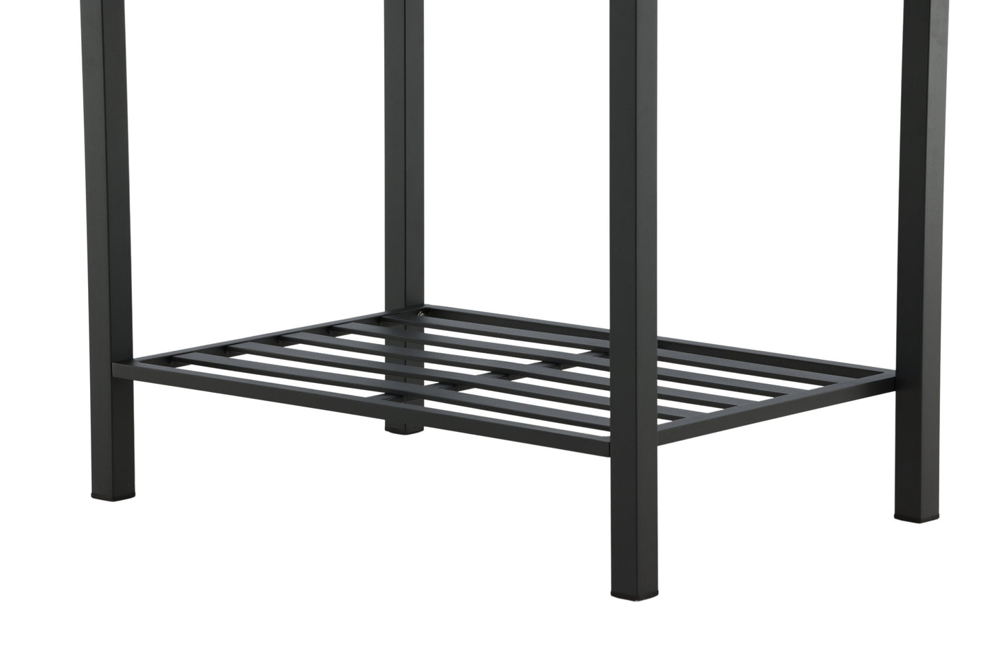 Luxusbetten24 Jana Ablagetisch Outdoor‑Küchenmodul mit Teakholz‑Arbeitsfläche für Garten