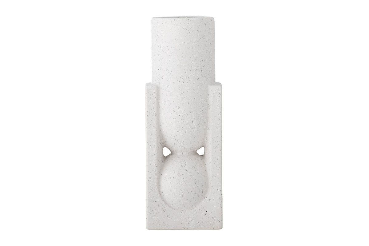 Luxusbetten24 Timeshell Dekorative Keramik Vase Weiß Wohnzimmer Design