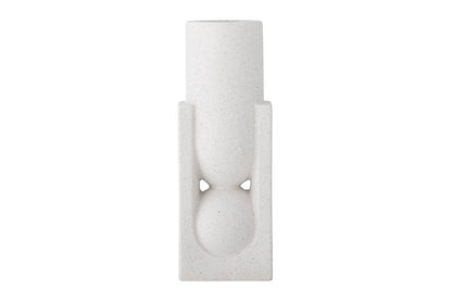 Luxusbetten24 Timeshell Dekorative Keramik Vase Weiß Wohnzimmer Design