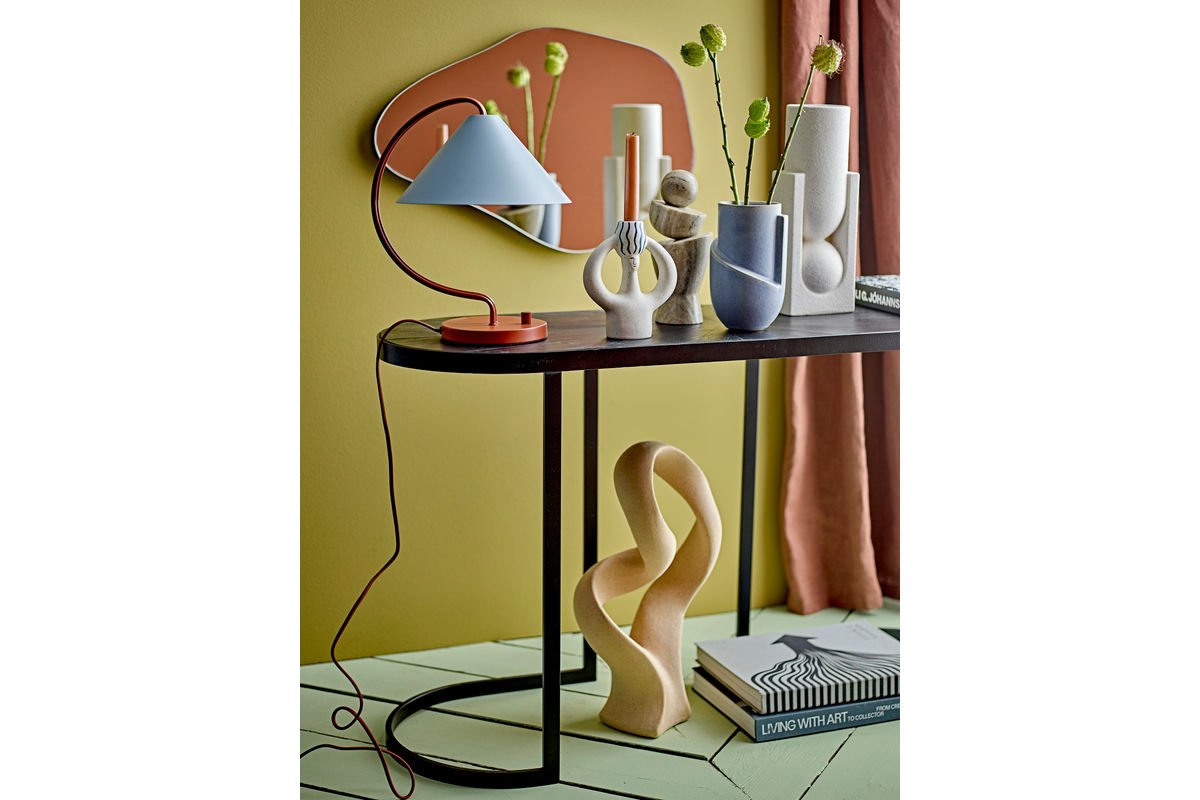 Luxusbetten24 Timeshell Dekorative Keramik Vase Weiß Wohnzimmer Design