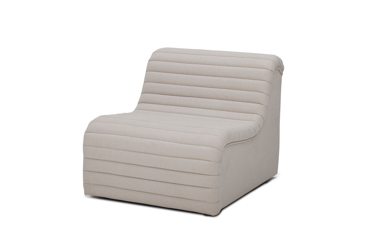 Lounge Sessel Hellbeige – Modernes Retro‑Design