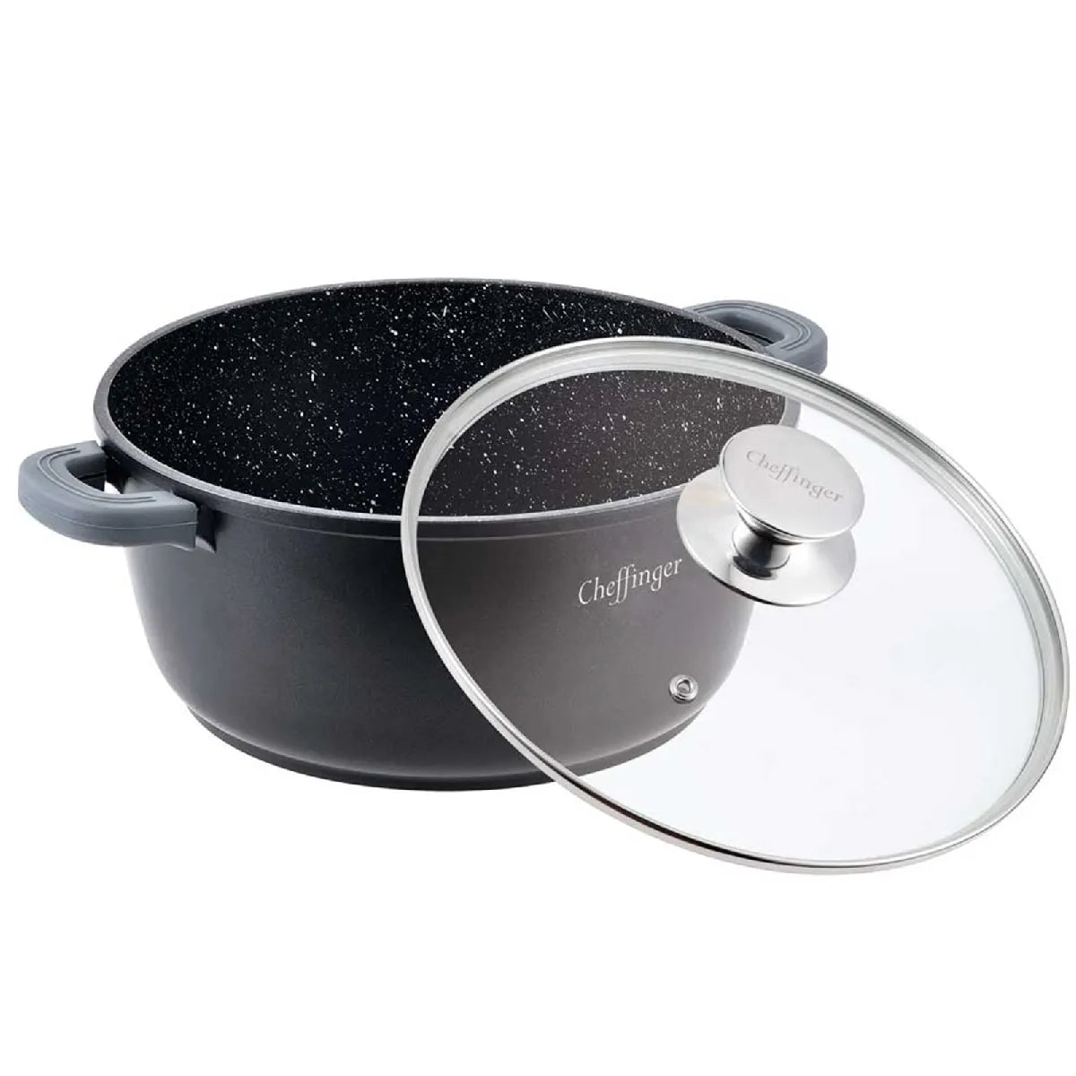 Marmite Aluminium 44cm Cheffinger Noir MKR00015232960