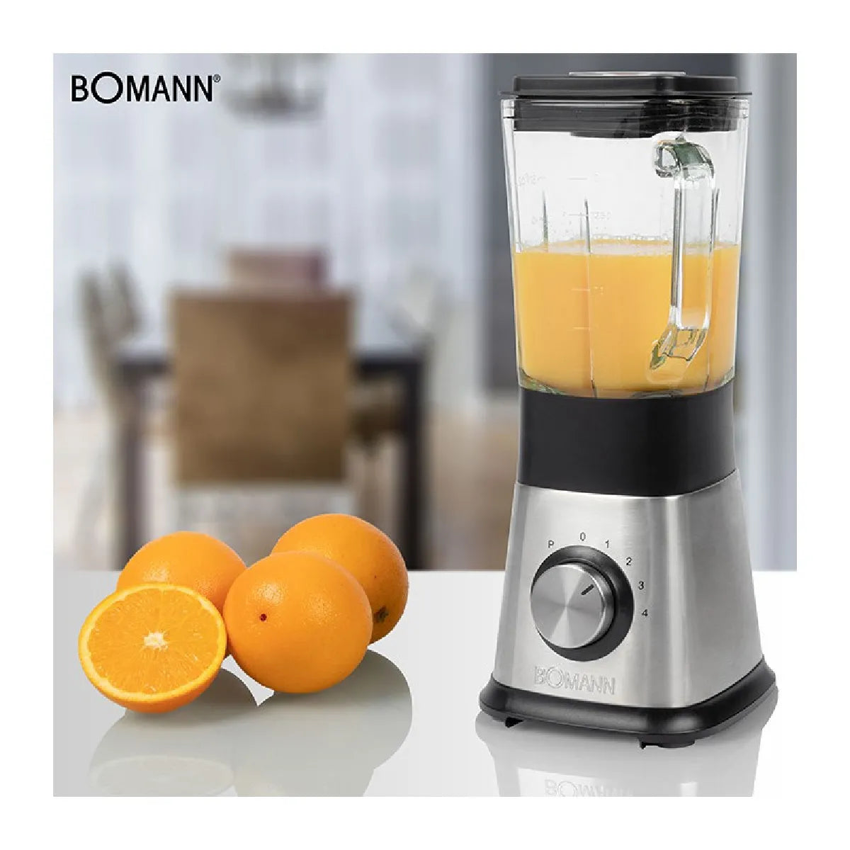 Bomann UM 1374 CB Licuadora 1,5L Acero Inoxidable 650W