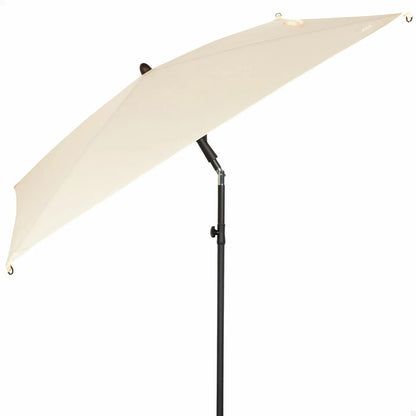 Aktive Parasol de Jardín Beige 175 × 175 cm Mástil Centrado