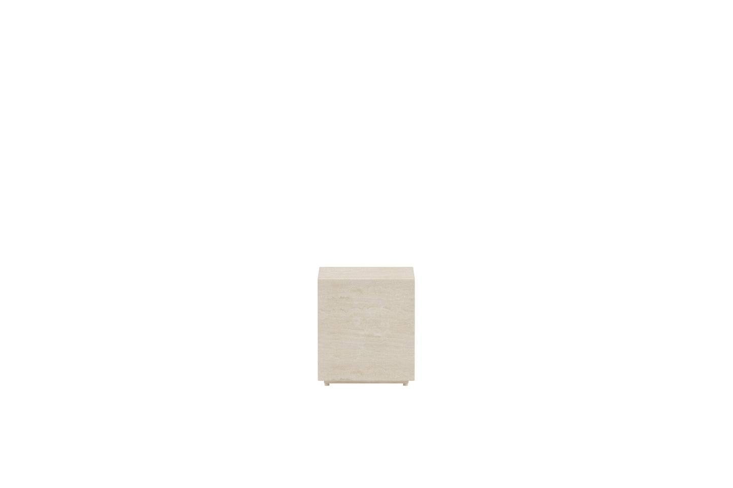 Quira Gartenbeistelltisch Aluminium‑Polypropylen Beige für Außenbereich