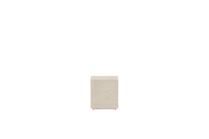 Quira Gartenbeistelltisch Aluminium‑Polypropylen Beige für Außenbereich