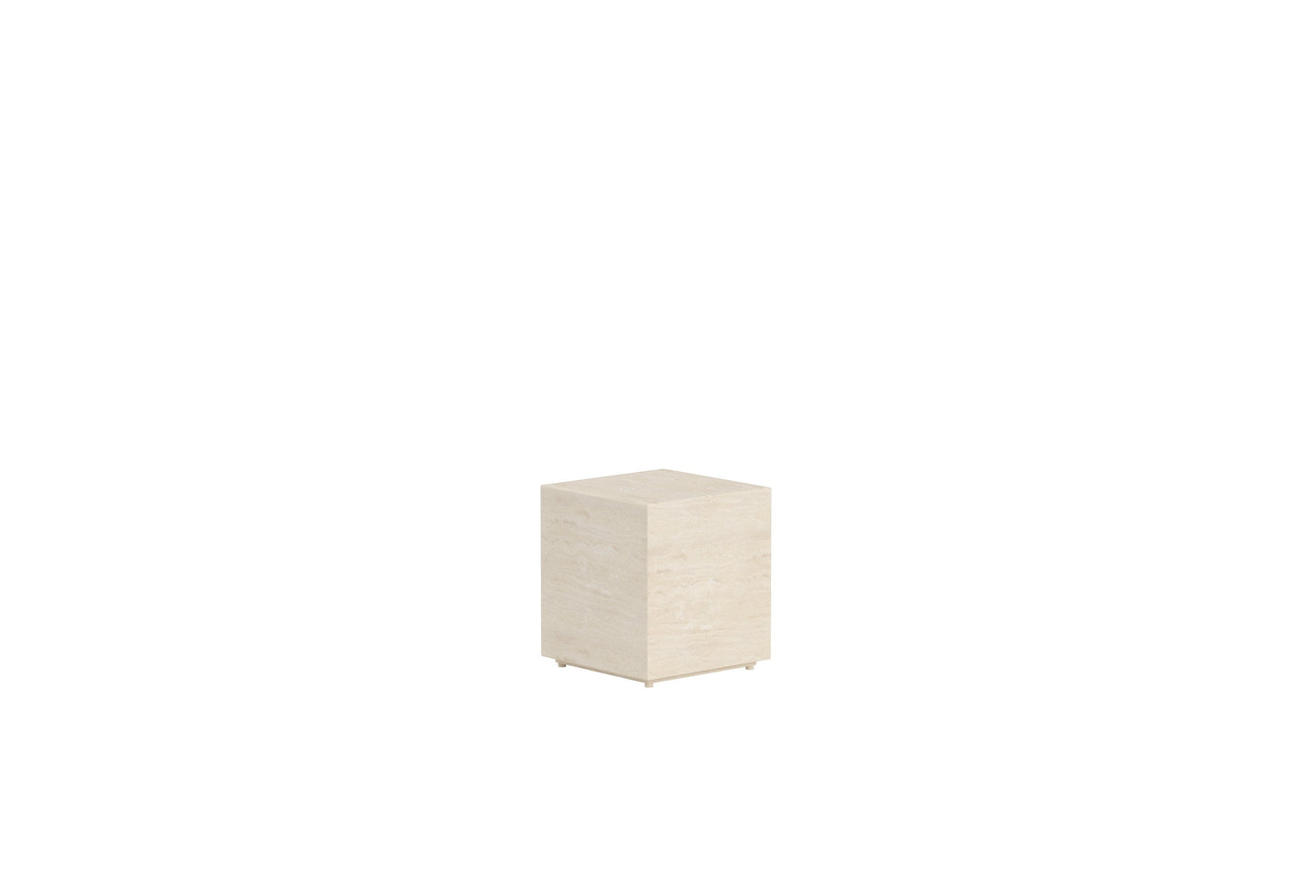 Quira Gartenbeistelltisch Aluminium‑Polypropylen Beige für Außenbereich