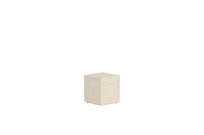 Quira Gartenbeistelltisch Aluminium‑Polypropylen Beige für Außenbereich