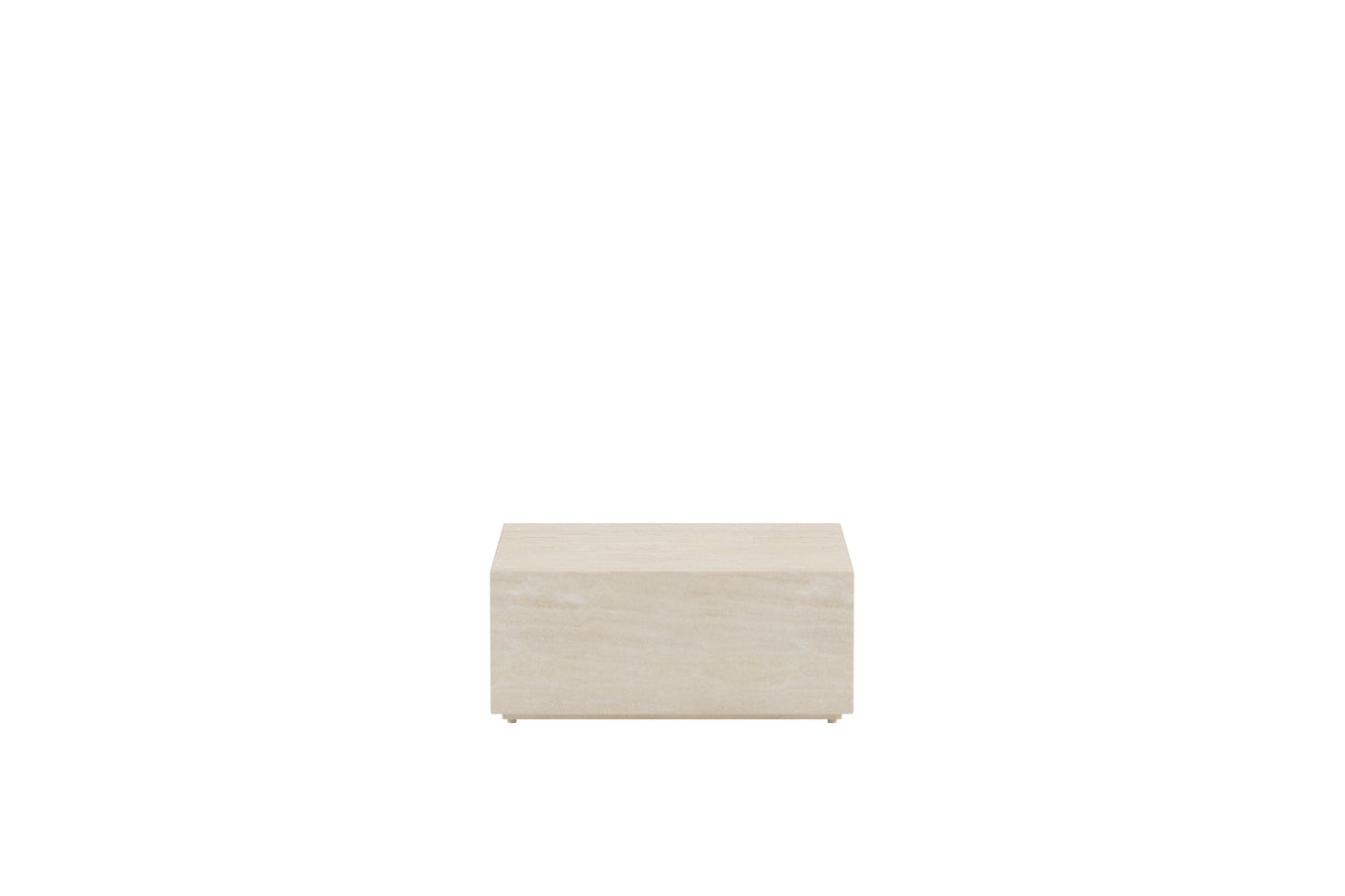 Luxusbetten24 Ravelo Garten Outdoor Beistelltisch Quadratisch Beige