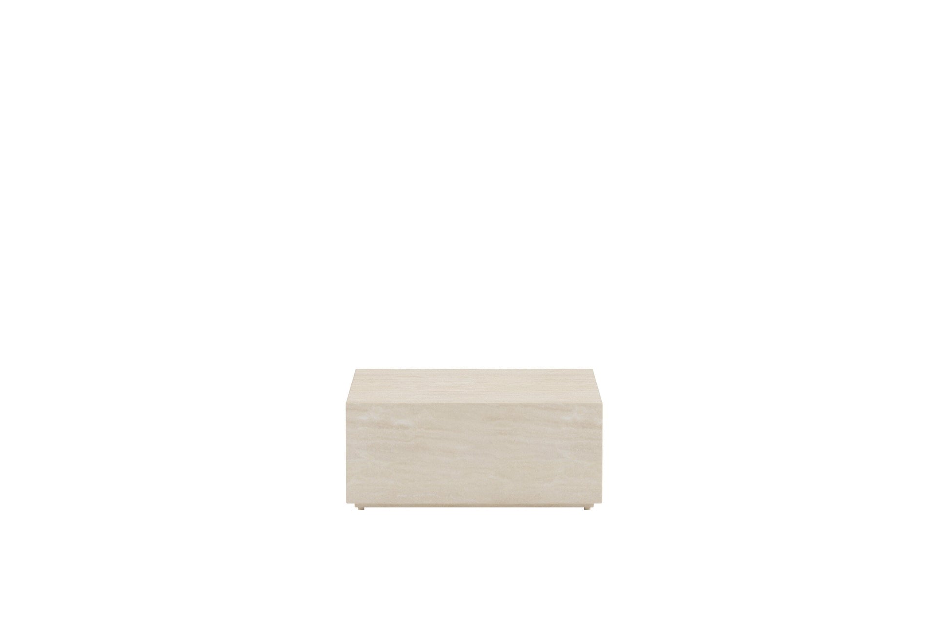 Luxusbetten24 Ravelo Garten Outdoor Beistelltisch Quadratisch Beige