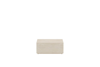 Luxusbetten24 Ravelo Garten Outdoor Beistelltisch Quadratisch Beige